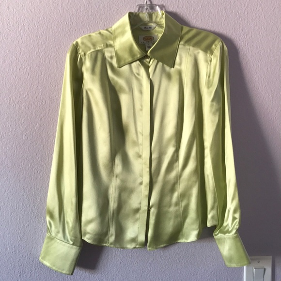 talbots silk blouse